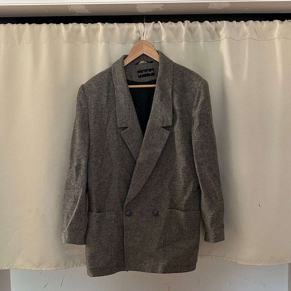 Giorgio Saint Angelo vintage Gray Wool Blazer